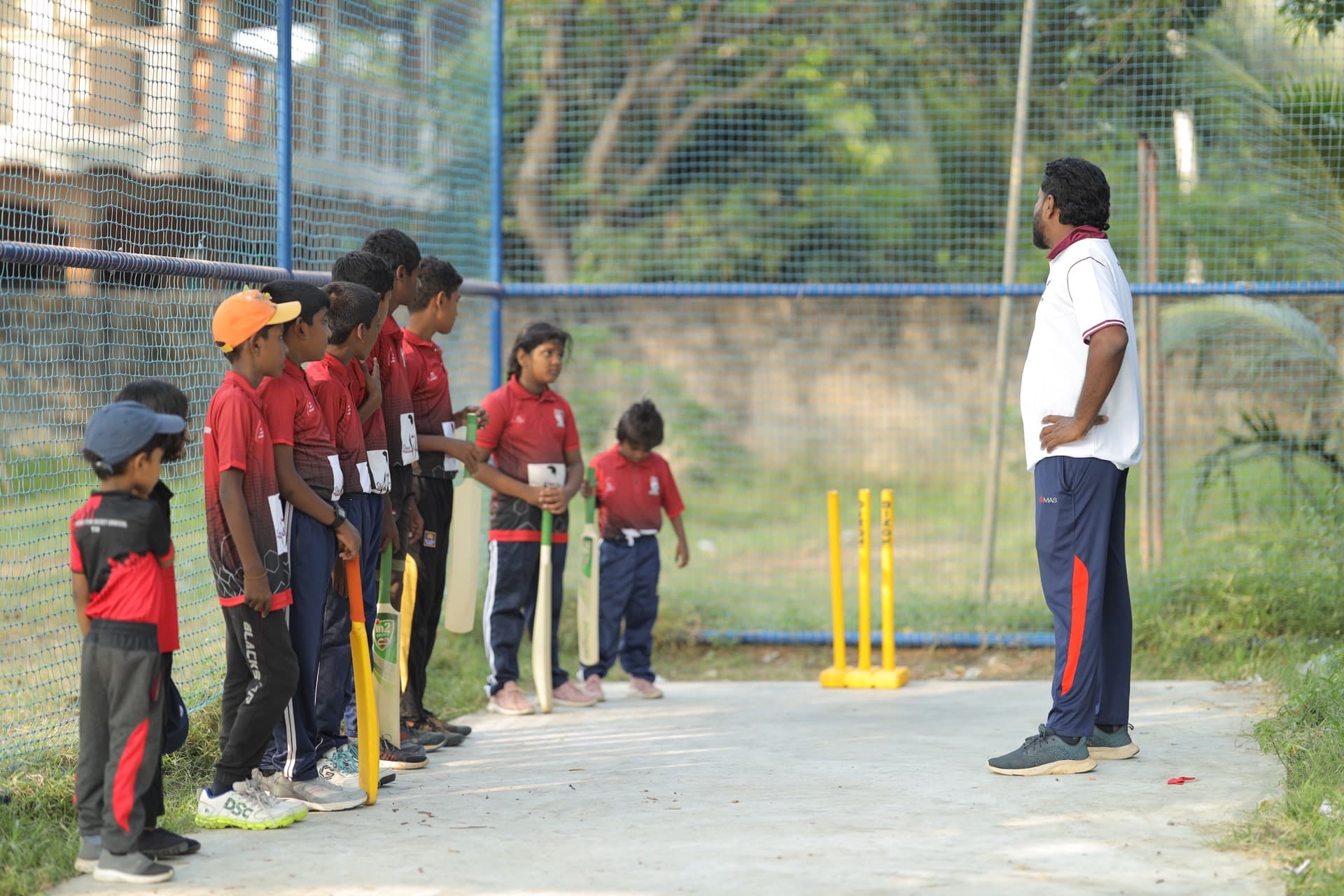 Cricket Training Session